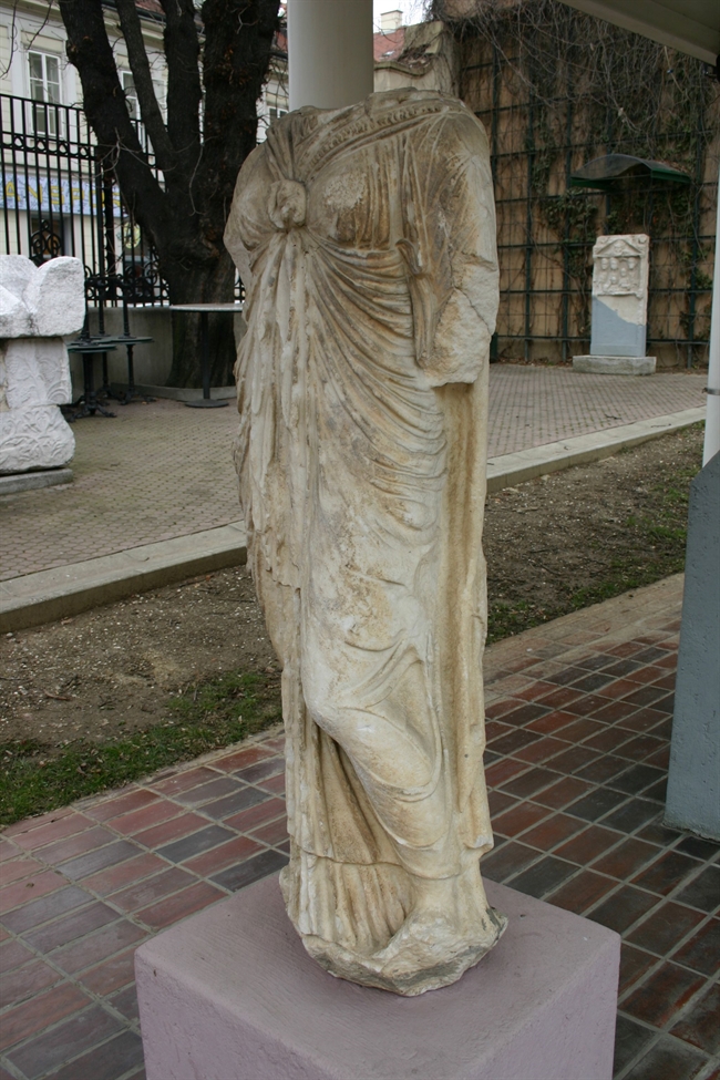 Marble statue of Isis